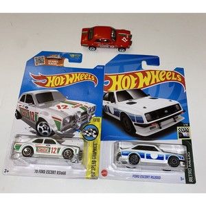 Hot Wheels 70 Ford Escort RS1600 RS2000 Retro Racers Castrol Lot Speed Graphics